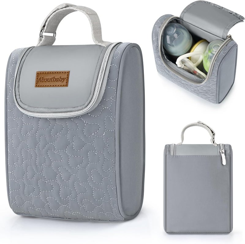 accmor Breastmilk Cooler Bag, Insulated Baby Bottle Cooler Tote Bags for Nursing Mom Daycare, Portable Breast Milk Cooler Bag for Travel - Image 2